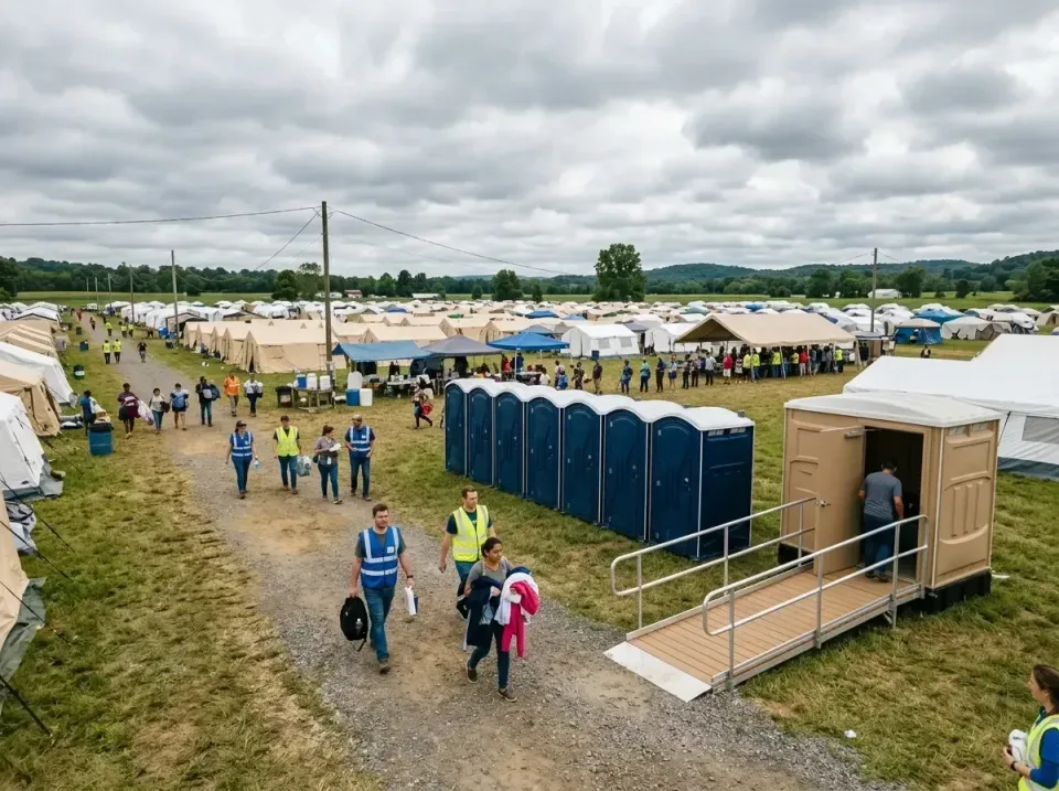 disaster-relief-camp-restrooms-010 — frequently asked questions, Dumpster & Portable Bathrooms Rental in Olivia, MN
